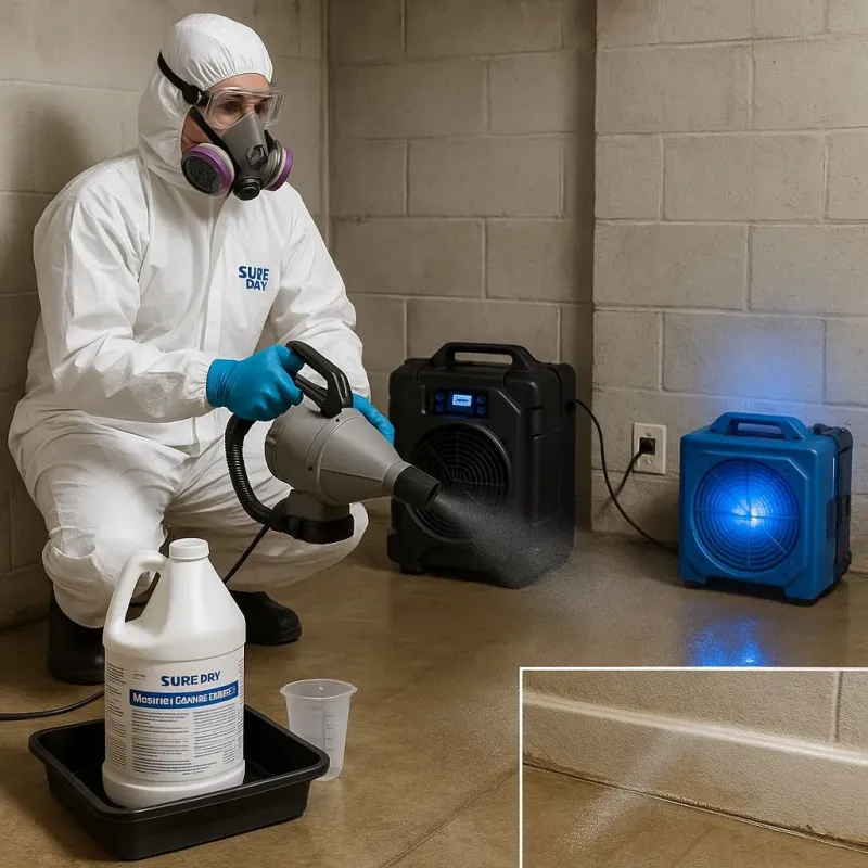 Sanitization and Odor Removal process in East Cleveland, TN