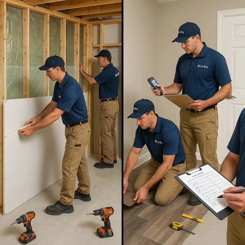 Repairs and Reconstruction process in East Cleveland, TN