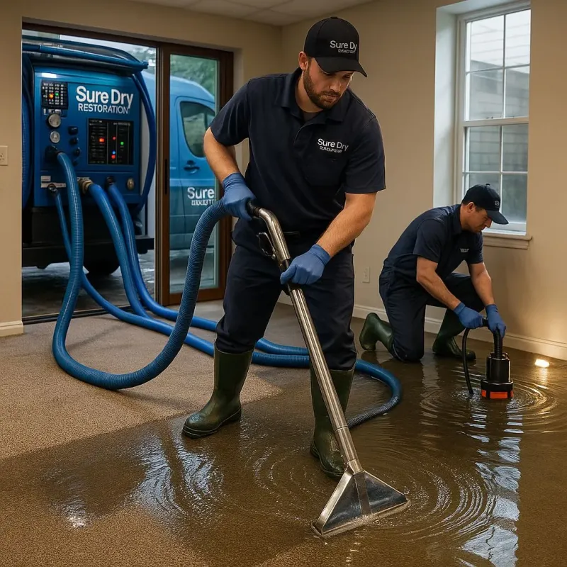 Water Extraction and Removal process in East Cleveland, TN